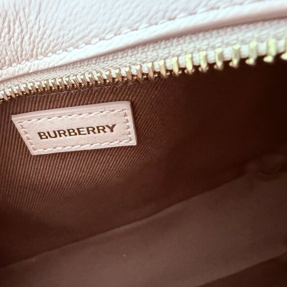 Burberry Small Camera Bag, Pale Cameo, House check leather and fabric, 80850771 - Picture 11 of 16